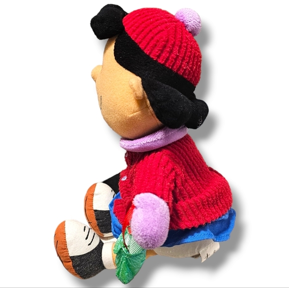 2010 Hallmark Charlie Brown Christmas Lucy Plush Winter Snow Stuffed Animal Toy - Picture 3 of 12